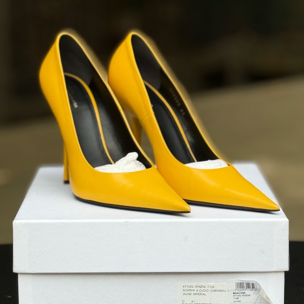 Balenciaga Yellow Women's Heels